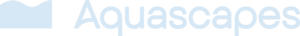Aquascapes logo, light blue